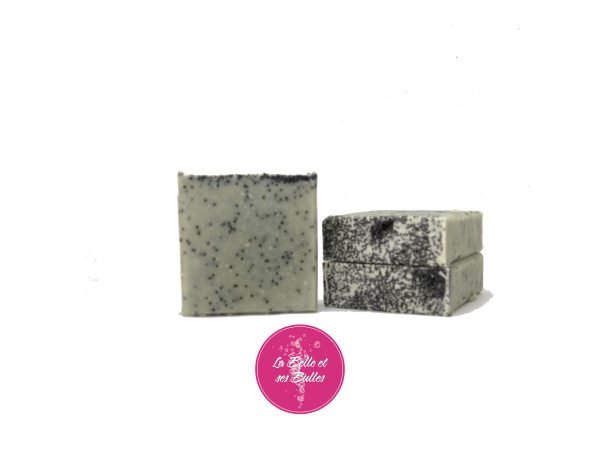 Poppy Seeds and Clary Sage Handmade Soap - Image 2