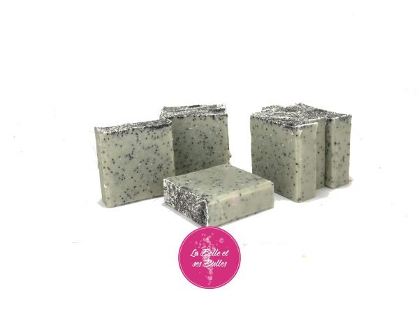 Poppy Seeds and Clary Sage Handmade Soap - Image 3